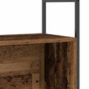 Bogreol Røget eg 80 x 30 x 78,5 cm Konstrueret træ