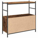Bogreol Røget eg 80 x 30 x 78,5 cm Konstrueret træ