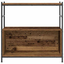 Bogreol Røget eg 80 x 30 x 78,5 cm Konstrueret træ