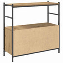 Bogreol Artisan Egetræ 80 x 30 x 78,5 cm Konstrueret træ