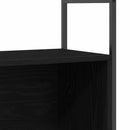 Bogreol Sort eg 80 x 30 x 78.5 cm Konstrueret træ