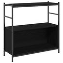 Bogreol Sort eg 80 x 30 x 78.5 cm Konstrueret træ