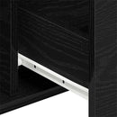 Sideboard Sort eg 101,5 x 35 x 70 cm Konstrueret træ