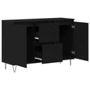 Sideboard Sort eg 101,5 x 35 x 70 cm Konstrueret træ