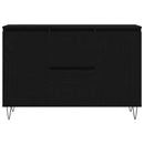 Sideboard Sort eg 101,5 x 35 x 70 cm Konstrueret træ