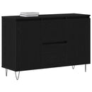 Sideboard Sort eg 101,5 x 35 x 70 cm Konstrueret træ