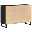 Sideboard med skuffe Sort eg 101,5 x 35 x 70 cm Konstrueret træ