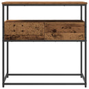 Konsolbord Gammelt træ 75 x 40 x 75 cm Konstrueret træ