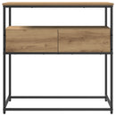 Konsolbord Artisan Egetræ 75 x 40 x 75 cm Konstrueret træ