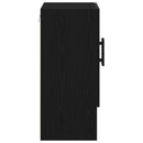 Væghængt skab Sort eg 60 x 31 x 70 cm Konstrueret træ