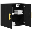 Væghængt skab Sort eg 60 x 31 x 70 cm Konstrueret træ