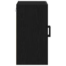 Væghængt skab Sort eg 60 x 31 x 60 cm Konstrueret træ