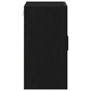Væghængt skab Sort eg 60 x 31 x 60 cm Konstrueret træ