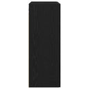Væghængt skab Sort eg 69,5 x 34 x 90 cm Konstrueret træ