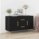 Sideboard Sort eg 100 x 36 x 60 cm Konstrueret træ
