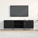 TV-møbelsæt 150 x 30 x 50 cm Sort eg Konstrueret træ