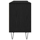 TV-møbelsæt 150 x 30 x 50 cm Sort eg Konstrueret træ