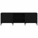 TV-møbelsæt Sort eg 150 x 30 x 50 cm Konstrueret træ