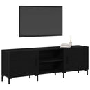TV-møbelsæt Sort eg 150 x 30 x 50 cm Konstrueret træ