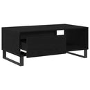 Sofabord Sort eg 90 x 50 x 36,5 cm Konstrueret træ