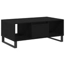Sofabord Sort eg 90 x 50 x 36.5 cm Konstrueret træ