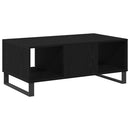 Sofabord Sort eg 90 x 50 x 36.5 cm Konstrueret træ