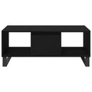 Sofabord Sort eg 90 x 50 x 36.5 cm Konstrueret træ