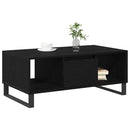 Sofabord Sort eg 90 x 50 x 36.5 cm Konstrueret træ