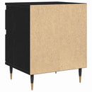 Natskab 2 pcs Sort eg 40 x 35 x 50 cm Konstrueret træ