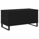 Sofabord Sort eg 90 x 44,5 x 45 cm Konstrueret træ