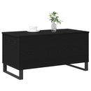 Sofabord Sort eg 90 x 44,5 x 45 cm Konstrueret træ
