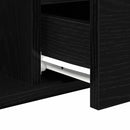 Sofabord Sort eg 90 x 49 x 45 cm Konstrueret træ