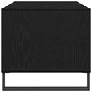 Sofabord Sort eg 90 x 49 x 45 cm Konstrueret træ