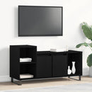 TV-møbelsæt 100 x 35 x 55 cm Sort eg Konstrueret træ