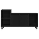TV-møbelsæt Sort eg 100 x 35 x 55 cm Konstrueret træ