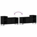 TV-møbelsæt 100 x 35 x 55 cm Sort eg Konstrueret træ