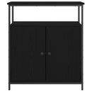 Sideboard Sort eg 70 x 30 x 80 cm Konstrueret træ