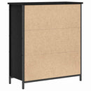 Sideboard Sort eg 70 x 30 x 80 cm Konstrueret træ