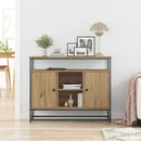 Sideboard Artisan Egetræ 100 x 35 x 80 cm Konstrueret træ