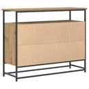 Sideboard Artisan Egetræ 100 x 35 x 80 cm Konstrueret træ