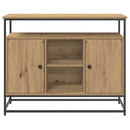 Sideboard Artisan Egetræ 100 x 35 x 80 cm Konstrueret træ