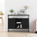 Sideboard Sort eg 100 x 35 x 80 cm Konstrueret træ