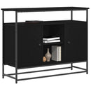 Sideboard Sort eg 100 x 35 x 80 cm Konstrueret træ