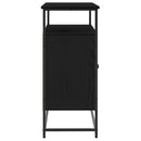 Sideboard Sort eg 100 x 35 x 80 cm Konstrueret træ