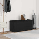 Opbevaringsbænk Sort eg 102 x 42 x 45 cm Konstrueret træ