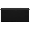 Opbevaringsbænk Sort eg 102 x 42 x 45 cm Konstrueret træ