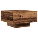 Sofabord Gammelt træ 55 x 55 x 31 cm Konstrueret træ