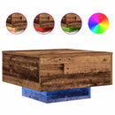 Sofabord Gammelt træ 55 x 55 x 31 cm Konstrueret træ