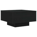 Sofabord Sort eg 55 x 55 x 31 cm Konstrueret træ