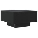 Sofabord Sort eg 55 x 55 x 31 cm Konstrueret træ